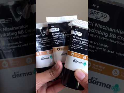 Trying the Derma co Hydrating BB Cream #skincare #makeup #ad