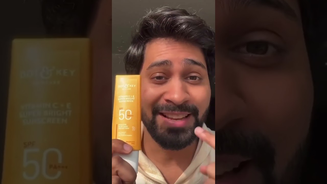 @ankushbahuguna clearly approves our Vitamin C Sunscreen #dotandkey #dotandkeyskincare #sunscreen