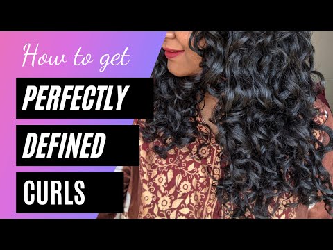 How To Get Perfect Curl Definition With Hair Gel | Praying hand method