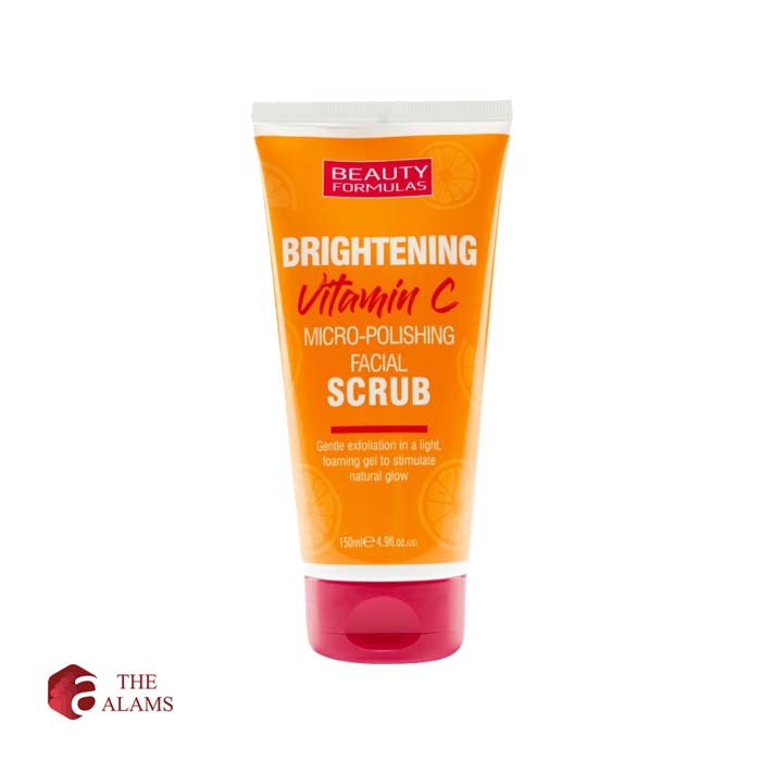Beauty Formulas Brightening Vitamin C Facial Scrub, 150 Ml The Alams