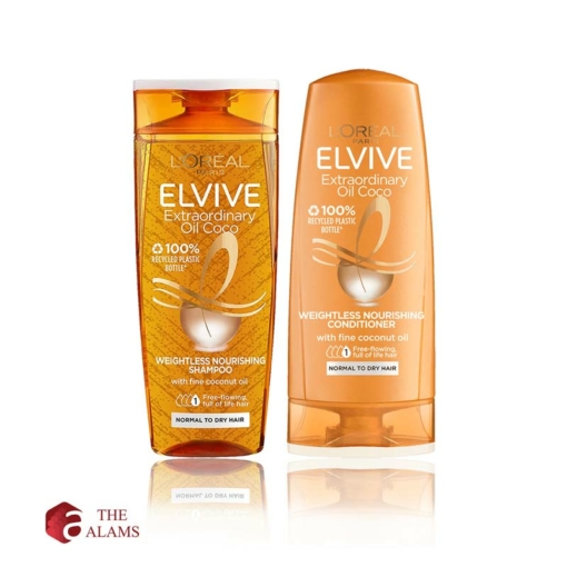 Loreal Elvive Shampoo and Conditioner nourishes hair with its lightweight formula. Leaving soft and shiny hair with a subtle fragrance.