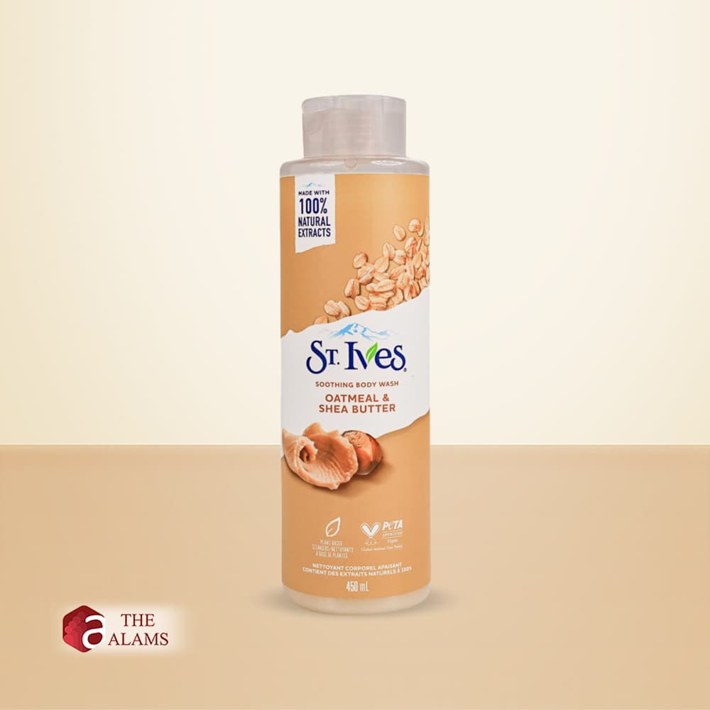 St. Ives Soothing Oatmeal And Shea Butter Body Wash, 450 ml 1 St. Ives Soothing Oatmeal And Shea Butter Body Wash, 450 ml