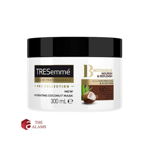 Tresemme Botanique Nourish and Replenish Hydrating Coconut Mask makes your hair incredibly soft and shiny with intense nourishment.