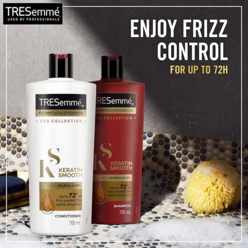 Tresemme Keratin Smooth Conditioner With Marula Oil, 700 ml - Image 4