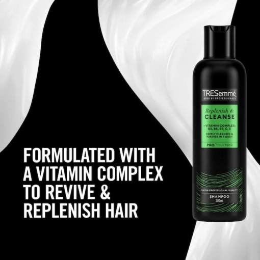 Tresemme Replenish And Cleanse Shampoo, 300 ml - Image 3