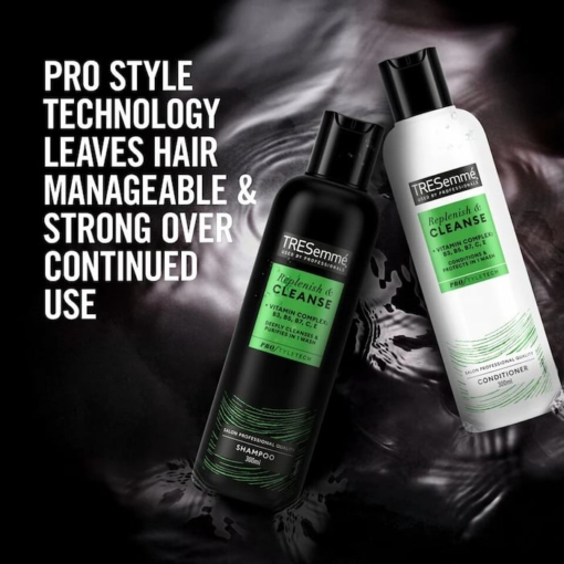 Tresemme Replenish And Cleanse Shampoo, 300 ml - Image 4