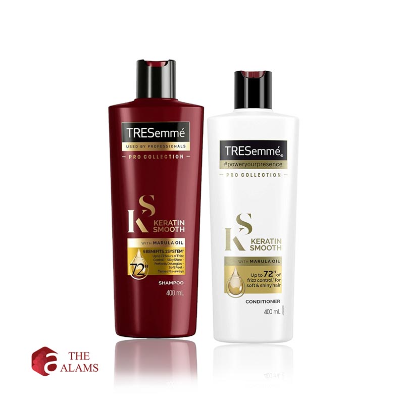 Tresemme Keratin Smooth Shampoo With Conditioner Set, 400 Ml - The Alams