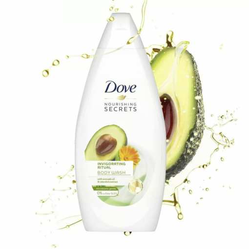 Dove Avocado Oil Calendula Extract Body Wash 500 ml 3