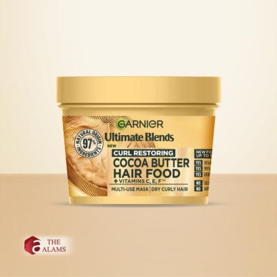Garnier Hair Food Cocoa Butter And Jojoba Oil 3 In 1 Curly Hair Mask, 400 Ml
