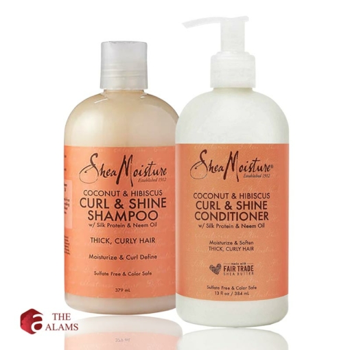 SheaMoisture Curl Shine Shampoo Conditioner Set