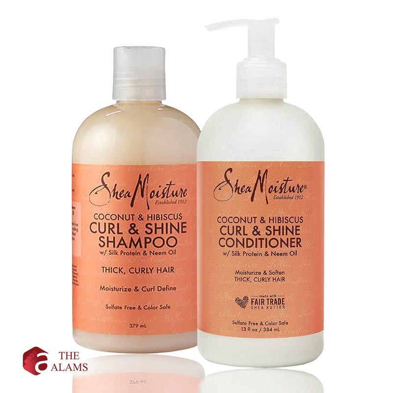 SheaMoisture Curl & Shine Shampoo & Conditioner Set - The Alams