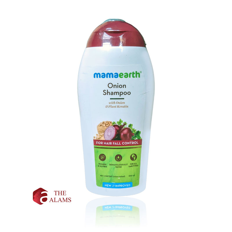 Mamaearth Onion Shampoo For Hair Fall Control, 200 Ml - The Alams