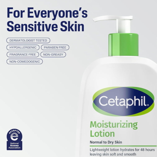 Cetaphil Moisturizing Lotion For Normal To Combination Sensitive Skin, 100 ml - Image 4