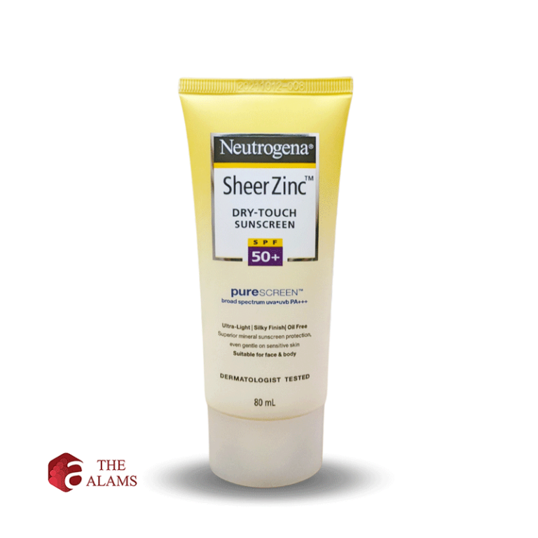 Neutrogena Sheer Zinc Dry Touch Sunscreen SPF 50+, 80 Ml The Alams