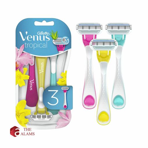 Gillette Venus Tropical Disposable Razors, 3 pcs