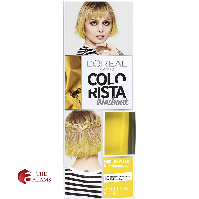 Loreal Colorista Washout Semi Permanent Hair Color- Yellow, 80 Ml - The  Alams