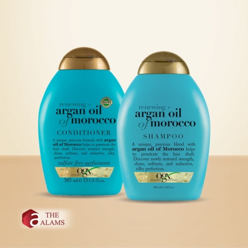 Ogx Renewing Argan Oil Of Morocco Shampoo Conditioner Set 385 ml