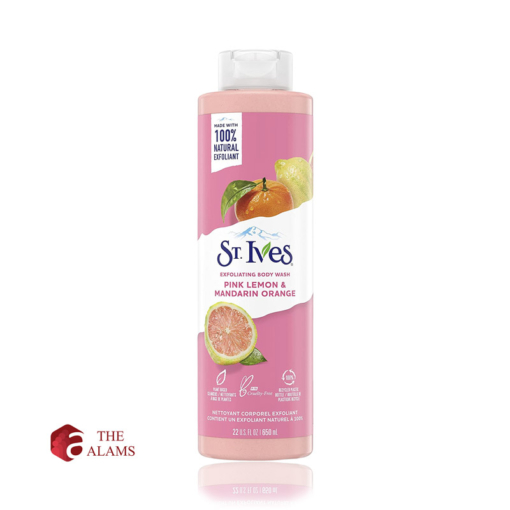 St Ives Pink Lemon Mandarin Orange Exfoliating Body Wash 650 ml