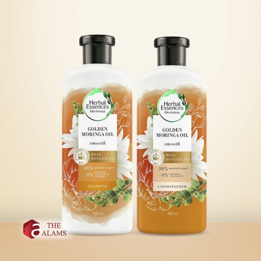 Herbal Essences Golden Moringa Oil Shampoo Conditioner Set thai