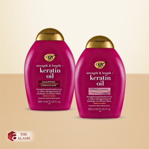 Ogx Strength Length Keratin Oil Shampoo Conditioner Set 2025