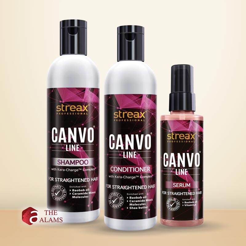 Streax Canvo Line Bundle- Best For Straightened Hair In Bangladesh