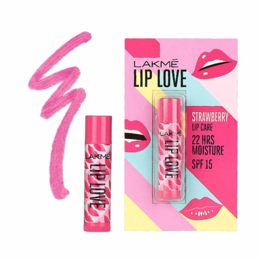 Lakme Lip Love SPF 15 Chapstick Strawberry 2
