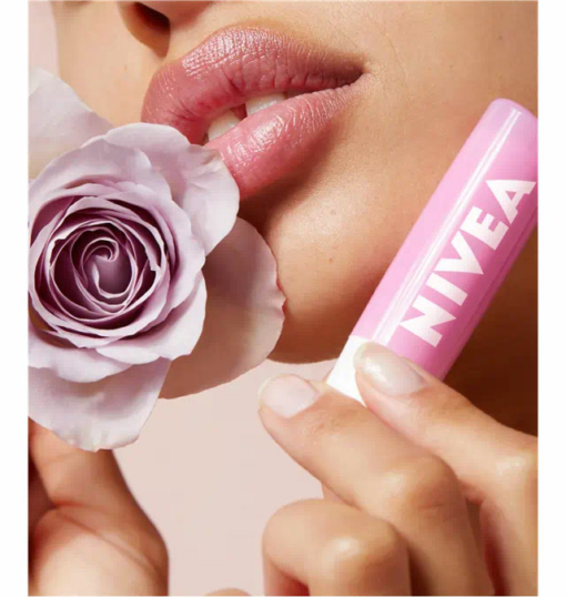 Nivea Caring Lip Balm Soft Rose 2