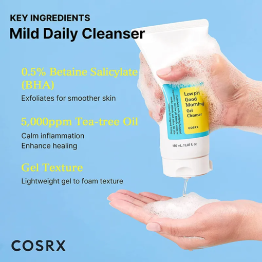 Cosrx Low PH Good Morning Cleanser 2
