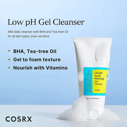 Cosrx Low PH Good Morning Cleanser 3