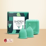 Shordy Medical Grade Silicone Menstrual Cups- Size S, Set of 2