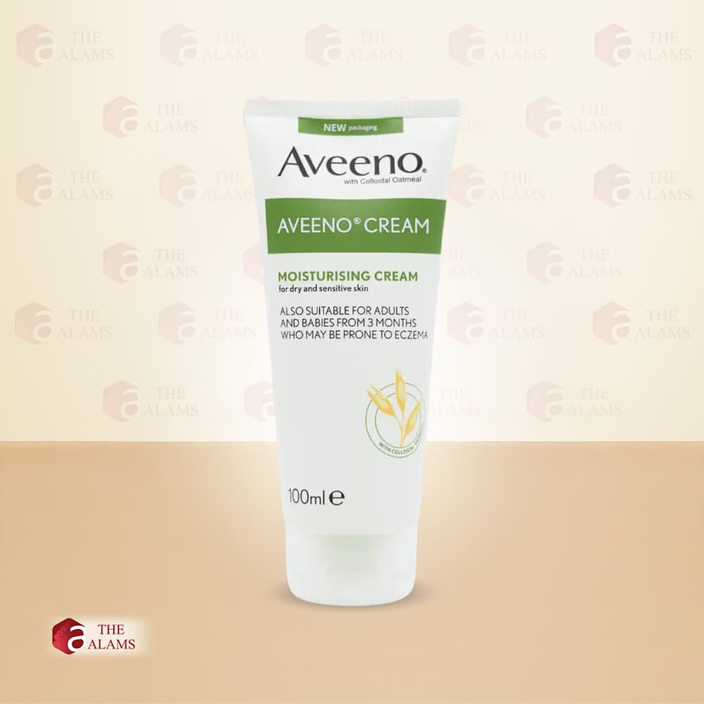 Aveeno Moisturising Cream For Dry Sensitive Skin, 100 ml 1 Aveeno Moisturising Cream For Dry Sensitive Skin, 100 ml