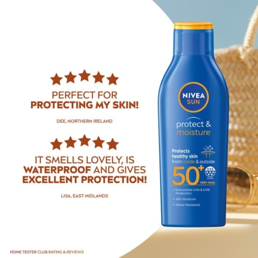 Nivea Protect And Moisture SPF 50 Sunscreen Lotion 1