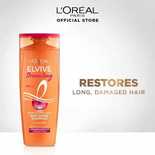 Loreal Dream Long Restoring Shampoo For Damaged Hair, 400 ml