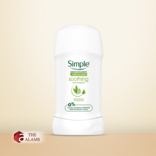 Simple Soothing Anti Perspirant Deodorant Stick 40 ml