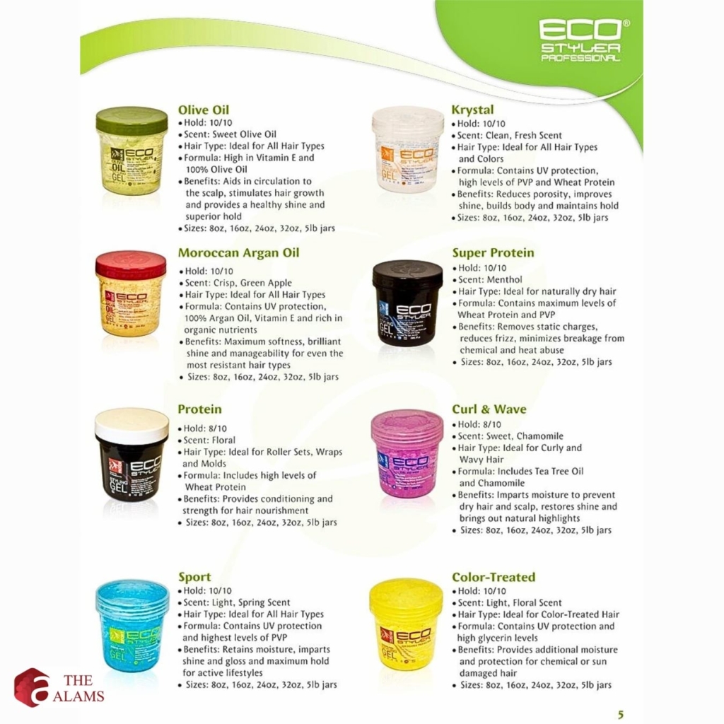 Eco Style Sport Styling Hair Gel, 473 Ml CGM Approved