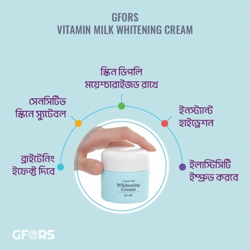GFORS Vitamin Milk Whitening Cream 1 2