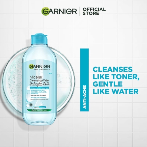 Garnier Micellar Water For Dull Acne Prone Skin 125 ml 3