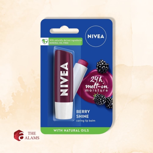 Nivea Caring Tinted Lip Balm Berry Shine