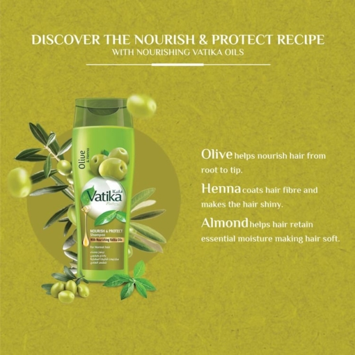 Vatika Nourish And Protect Shampoo 1