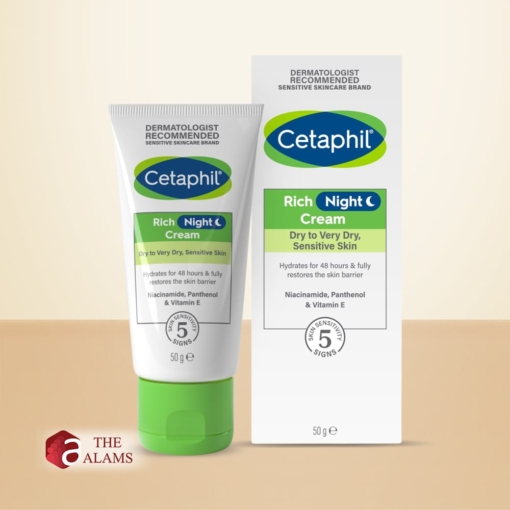 Cetaphil Rich Night Cream For Dry To Very Dry Sensitive Skin