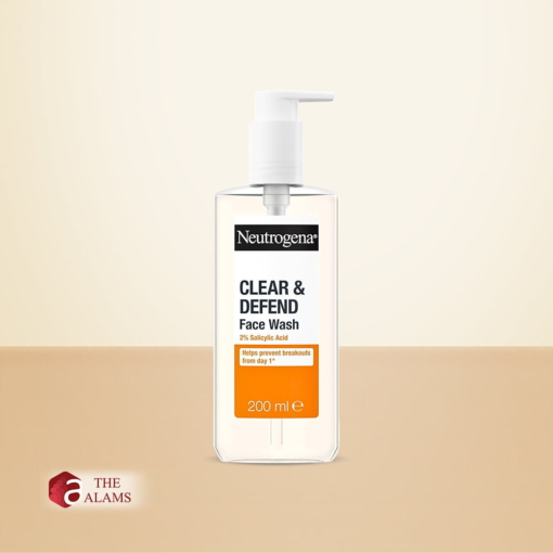 Neutrogena Clear And Defend 2% Salicylic Acid Face Wash, 200 ml