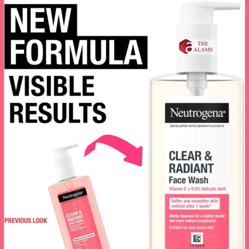 Neutrogena Clear And Radiant Face Wash With Vitamin C, 200 ml - Image 7