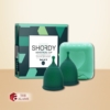 Shordy Medical Grade Silicone Menstrual Cups Size L Set of 2