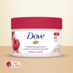 Dove Crushed Cherries And Chia Milk Exfoliating Body Polish, 298 g