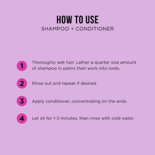 Shampoo conditioner use