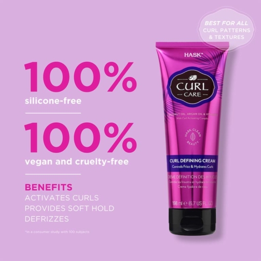 Hask Curl Care Curl Defining Hair Cream 198 ml 1