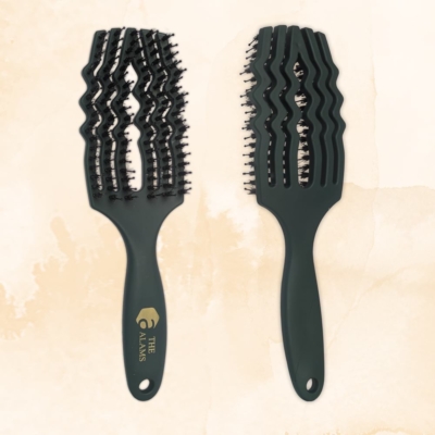 The Alams Curl Define Styling Hair Brush Army Green 1