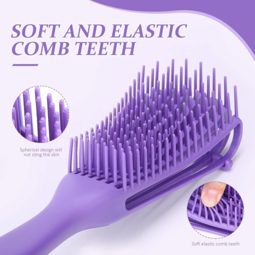 The Alams Detangling Hair Brush Lavender 3