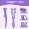 The Alams Detangling Hair Brush Lavender 6