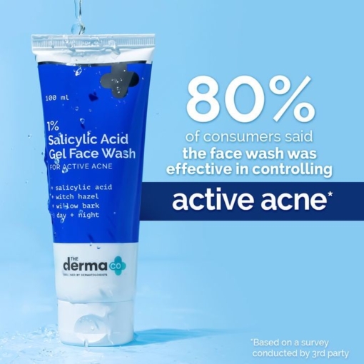 The Derma Co. 1 Salicylic Acid Gel Daily Face Wash For Acne 100 ml 1